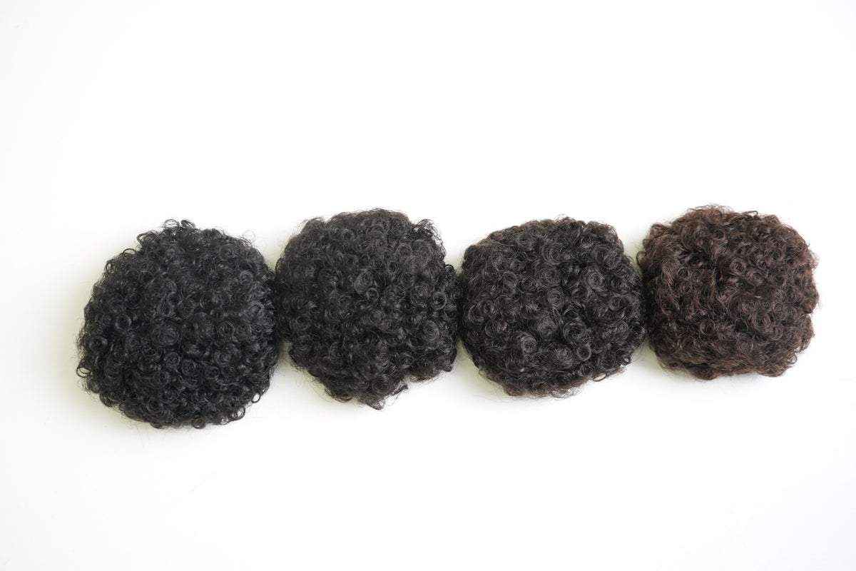 Small Afro Puff Ponytail